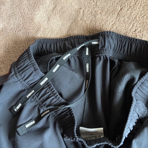 Gymshark Arrival Woven Joggers Mens XS Black Tapered Athletic Pants A2A1N - Picture 7 of 9